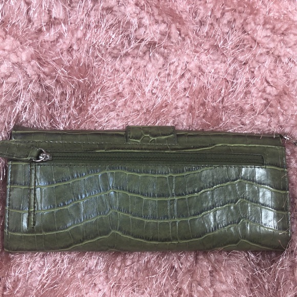 Olive green small purse - Picture 4 of 6